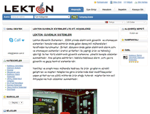 Tablet Screenshot of guvenlikmarket.lekton.com.tr
